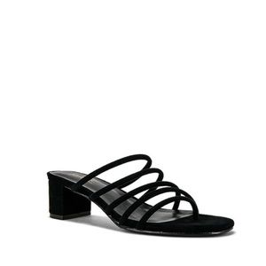 Chic strappy black sandals purchased from Revolve. Worn twice.